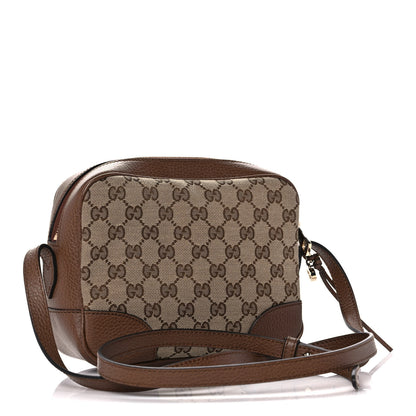 Gucci Monogram Mini Bree Messenger Bag Beige Tabacco 3 of 11