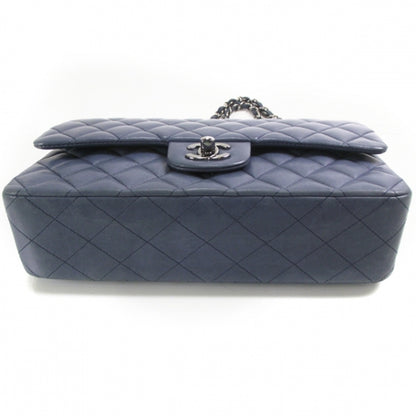 Chanel Lambskin Medium Double Flap Blue 5 of 13