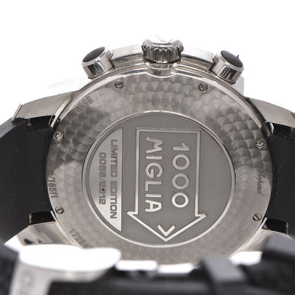 Chopard Stainless Steel Rubber 42mm Mille Miglia Chronograph Automatic Watch Black 6 of 8