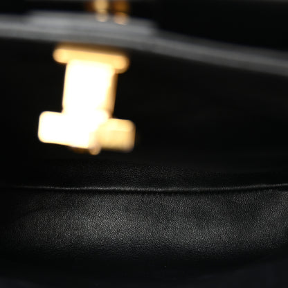 Valentino Garavani Nappa Small Roman Stud The Handle Bag Black 5 of 9
