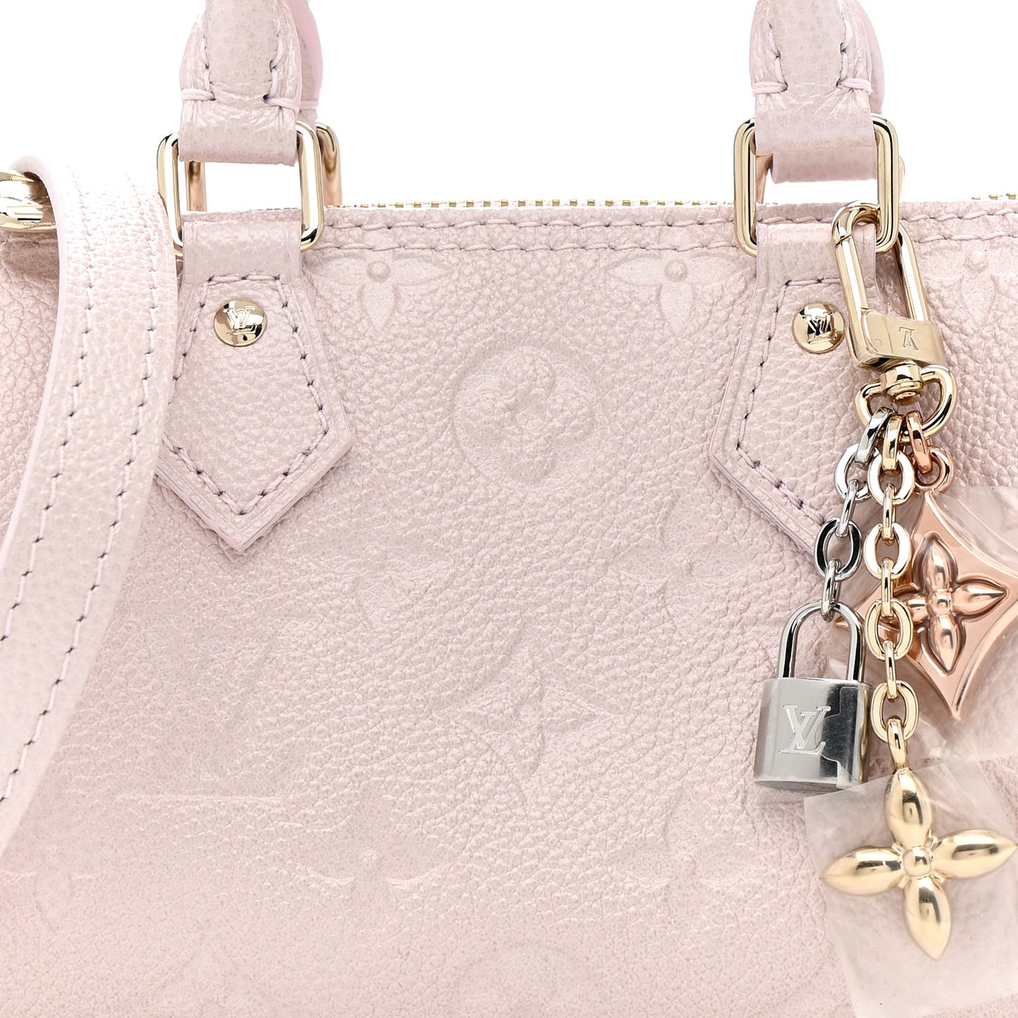 Empreinte Monogram Nano Speedy Snowy Pearl