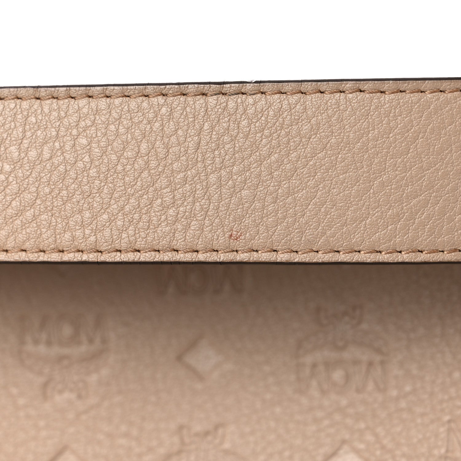 MCM Calfskin Ottomar Medium Klara Hobo New Beige 17 of 19