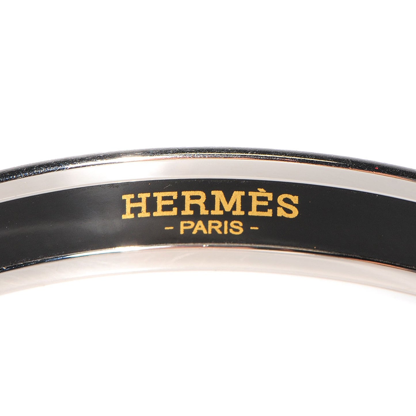 Enamel Printed Caleche Narrow Bracelet 62 Mango