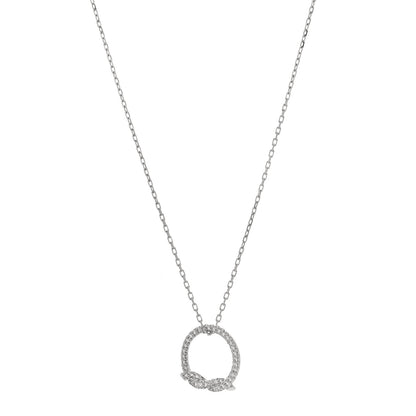 Cartier 18K White Gold Diamond Entrelaces Necklace 1 of 5