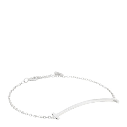 Tiffany Sterling Silver T Smile Bracelet 1 of 3