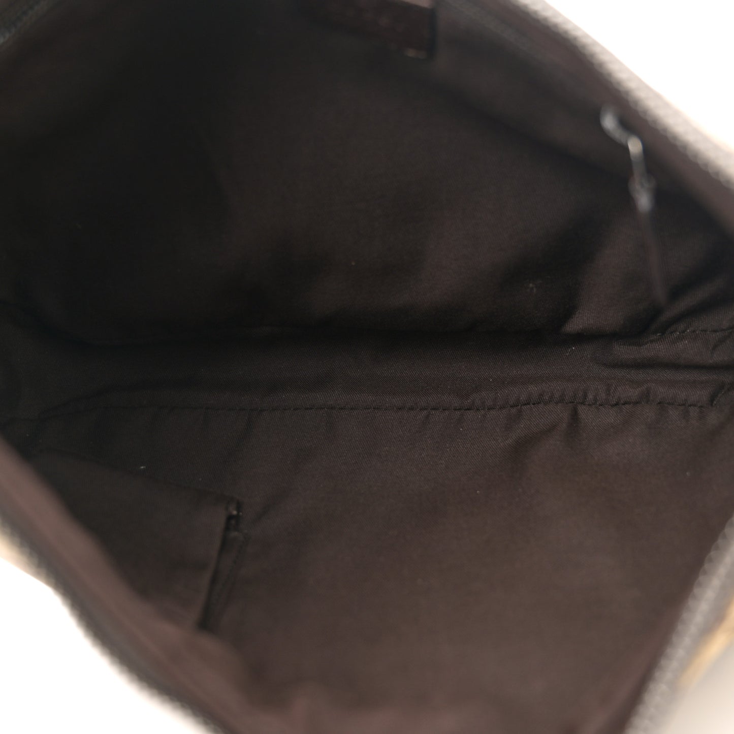 Monogram Web Medium Half Moon Hobo Dark Brown