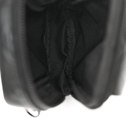 Louis Vuitton Calfskin Monogram Shadow Double Phone Pouch NM Black 5 of 10