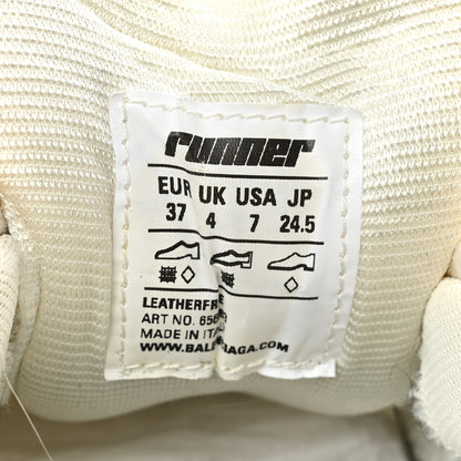 Balenciaga Mesh Rubber Monocolor Womens Runner Sneakers 37 White 9 of 9