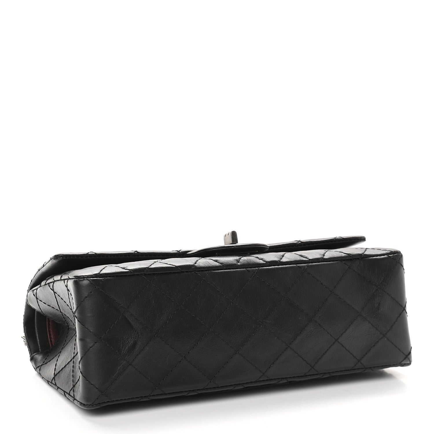 Chanel Aged Calfskin Quilted 2.55 Reissue 225 Flap Black 4 of 9