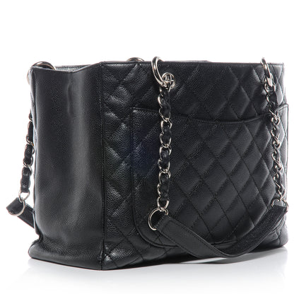 Chanel Caviar Grand Shopping Tote GST Black 3 of 7
