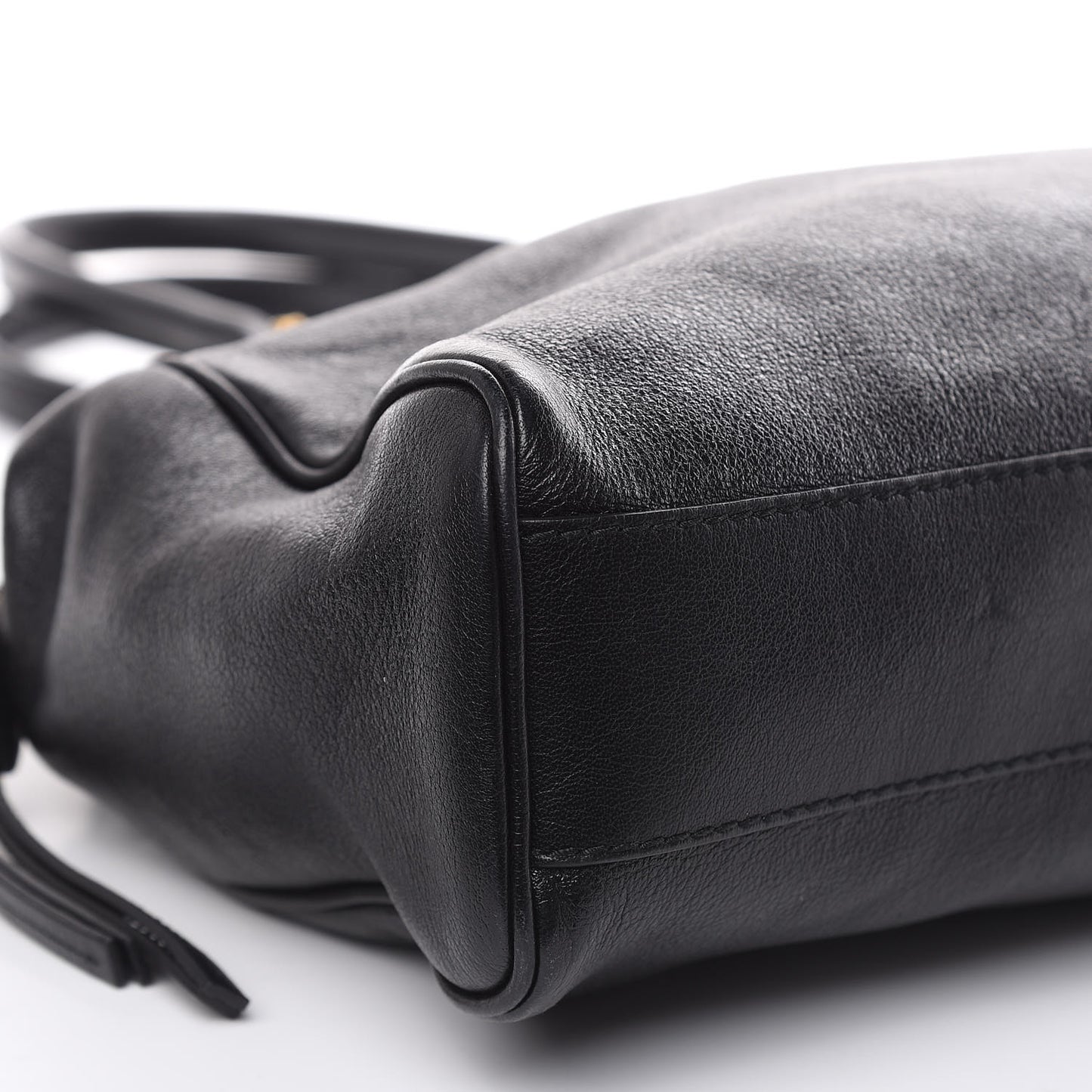 Calfskin Large Re(Belle) Top Handle Bag Black