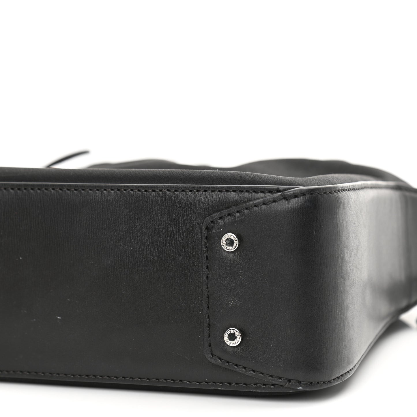 Lambskin Nylon Small Ryan Bag Black