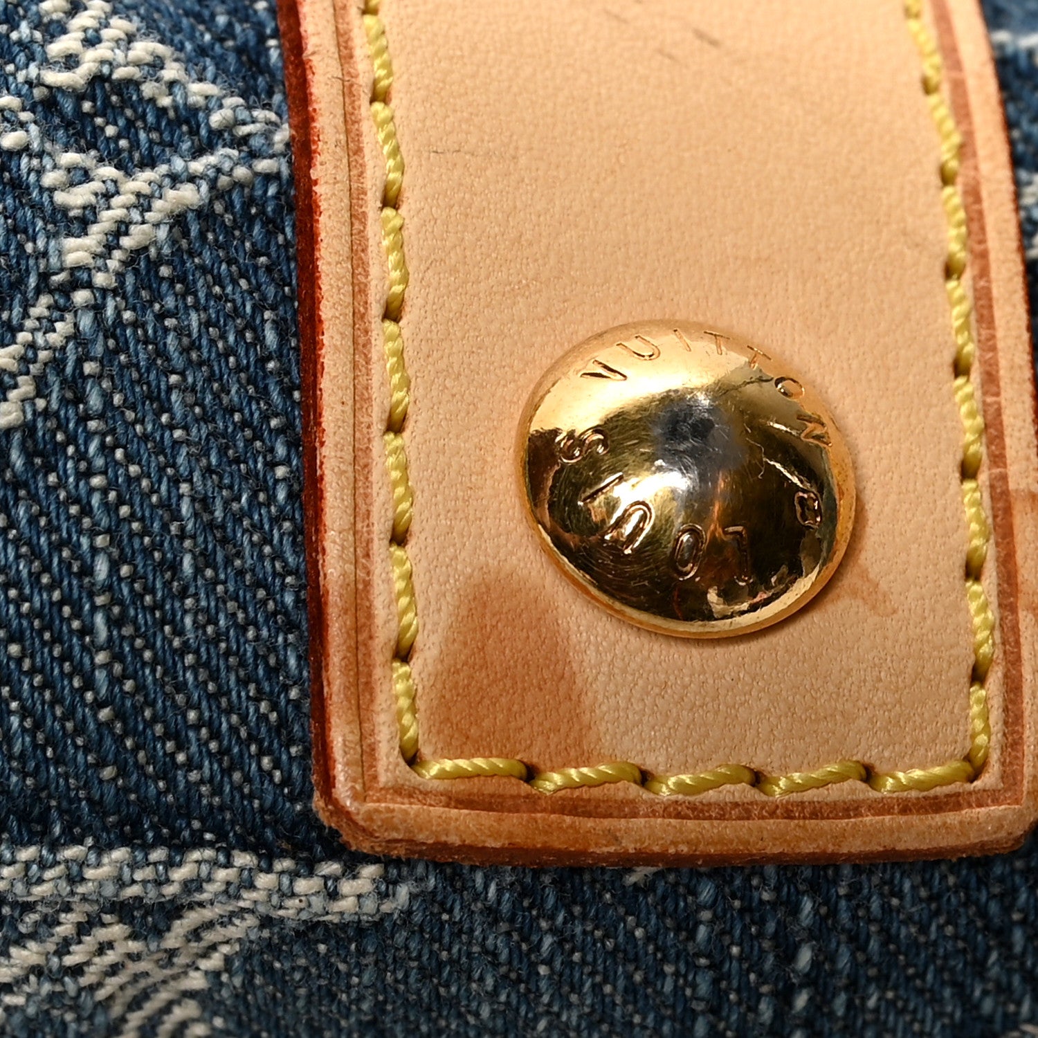 Louis Vuitton Denim Neo Cabby MM Blue 12 of 13