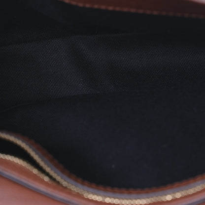 Chloe Calfskin Darla Satchel Tan 5 of 12