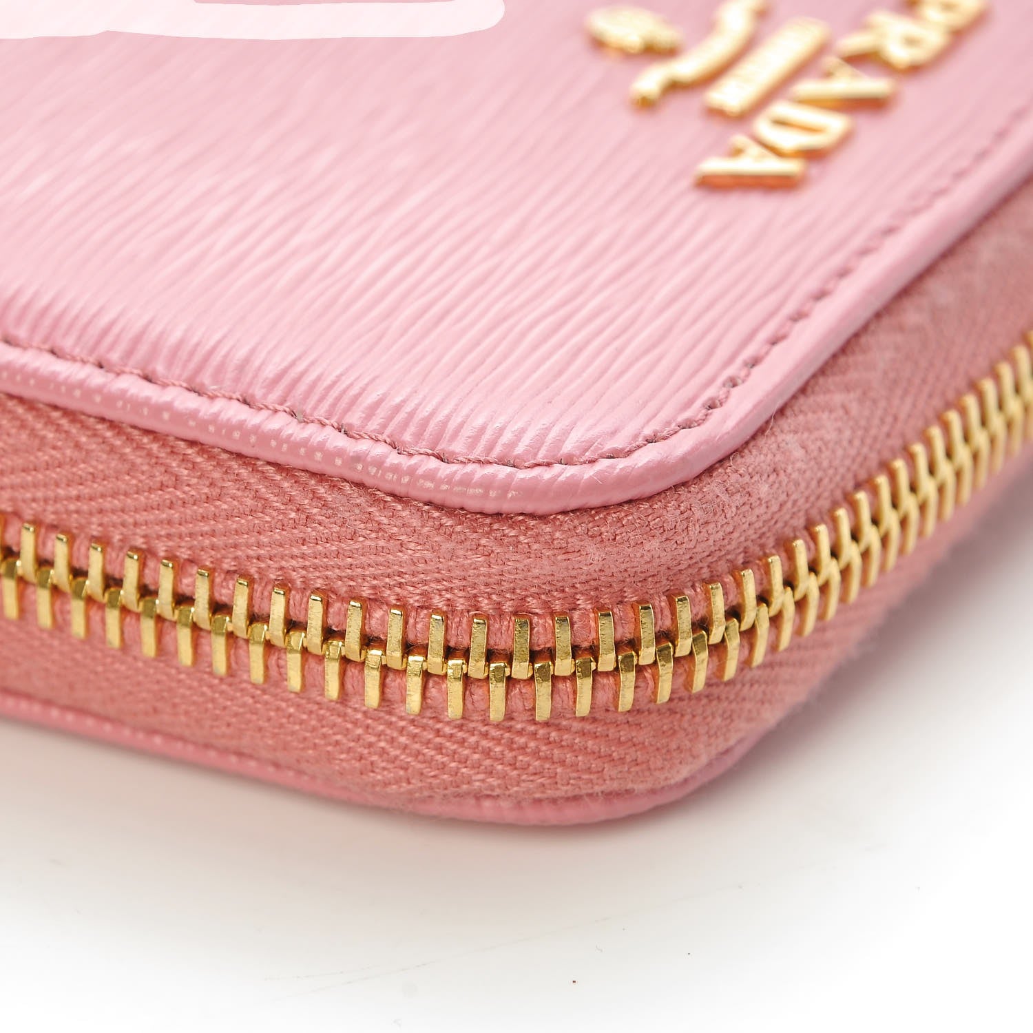 Prada Vitello Move Metal Coin Purse Geranio 9 of 10