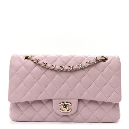 Chanel Caviar Quilted Medium Double Flap Light Pink 1 of 11