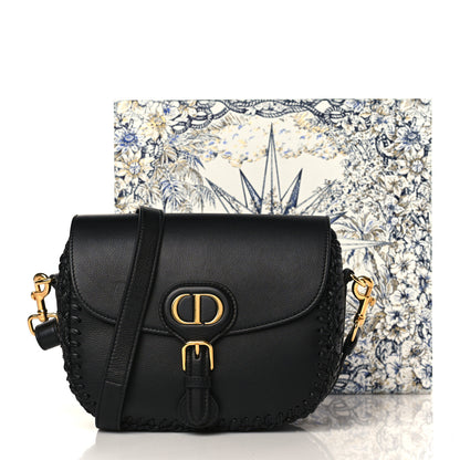 Christian Dior Grained Calfskin Medium Whipstitched Bobby Bag Black 9 of 9