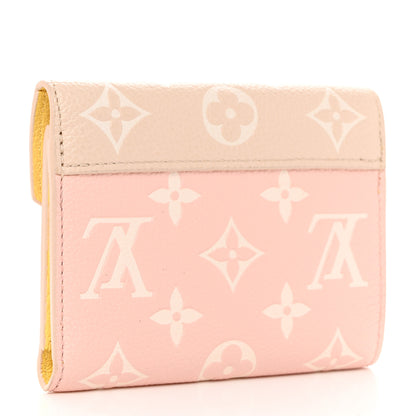 Louis Vuitton LOUIS VUITTON Empreinte Monogram Spring In The City Victorine Wallet Pink Beige Yellow 3 of 6