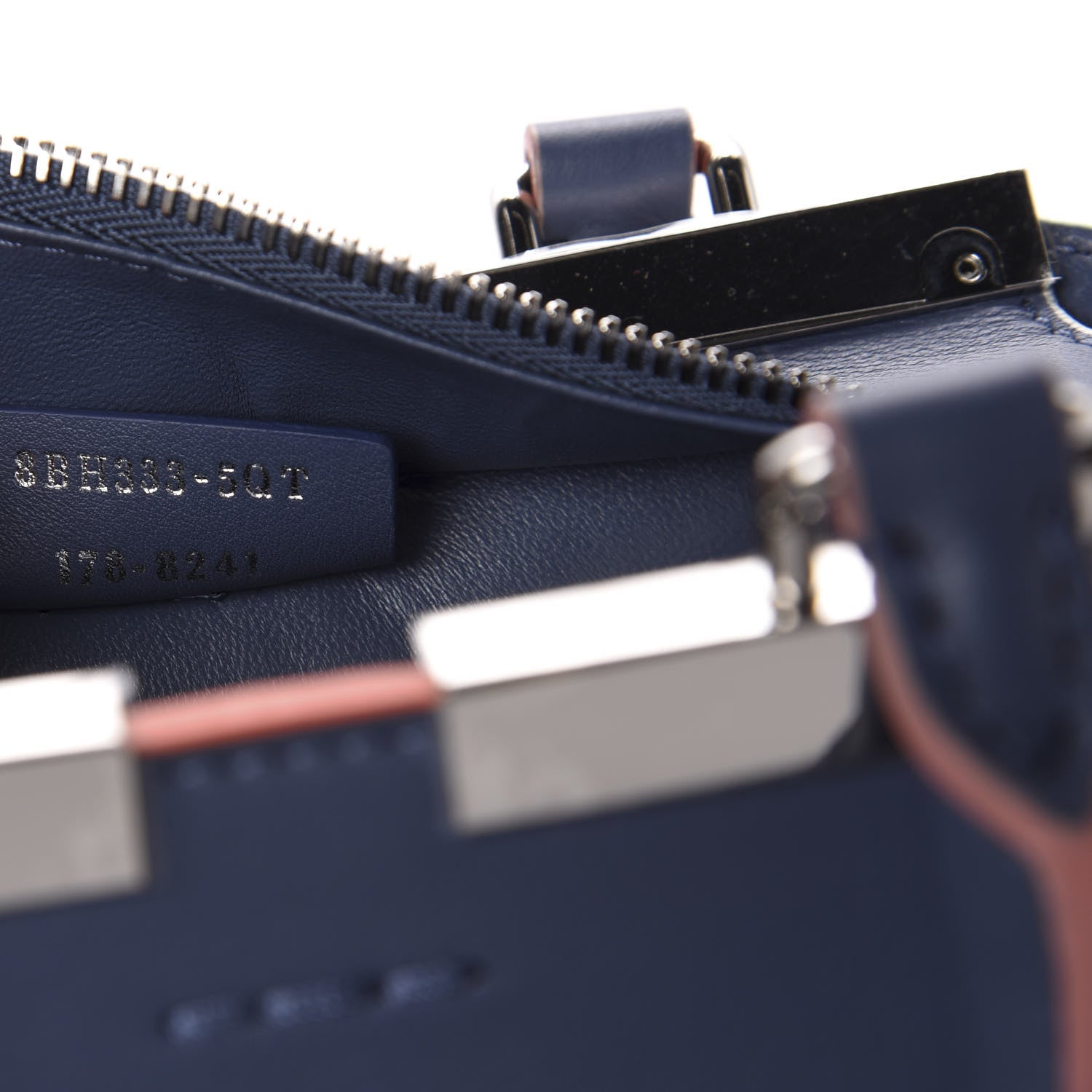 Fendi Vitello Dolce Mini 3jours Tote Mirto 7 of 9