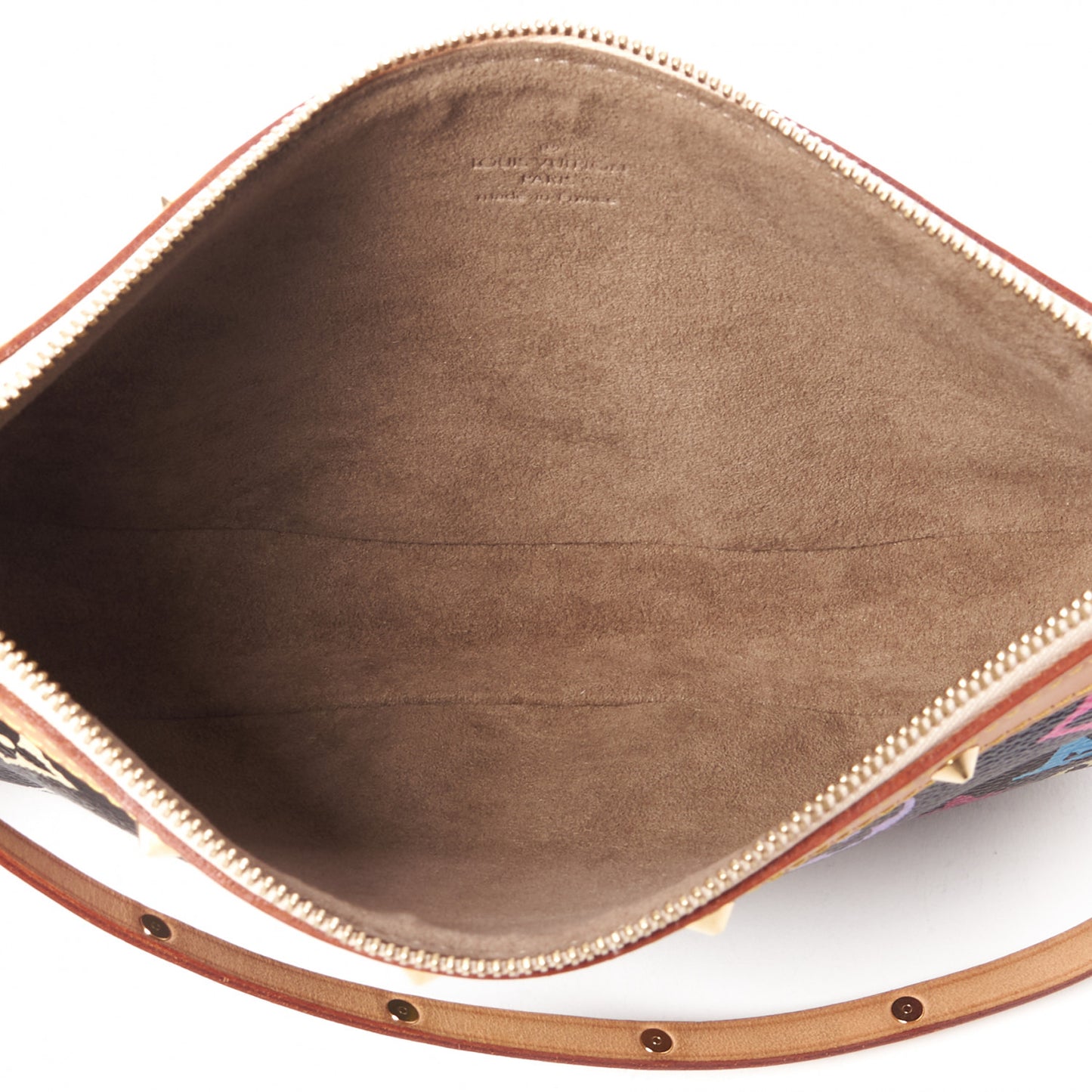 Monogram Multicolor Pochette Accessories Black