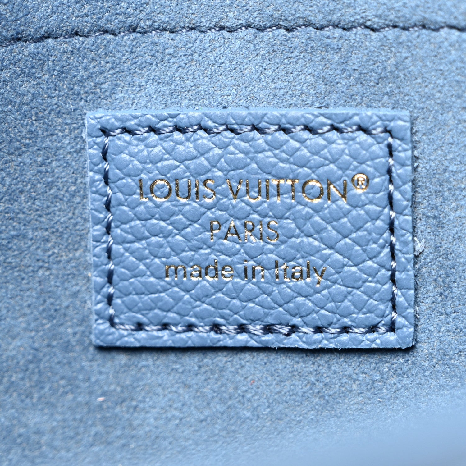 Louis Vuitton Empreinte Pochette Felicie Chain Wallet Blue Jean 7 of 9