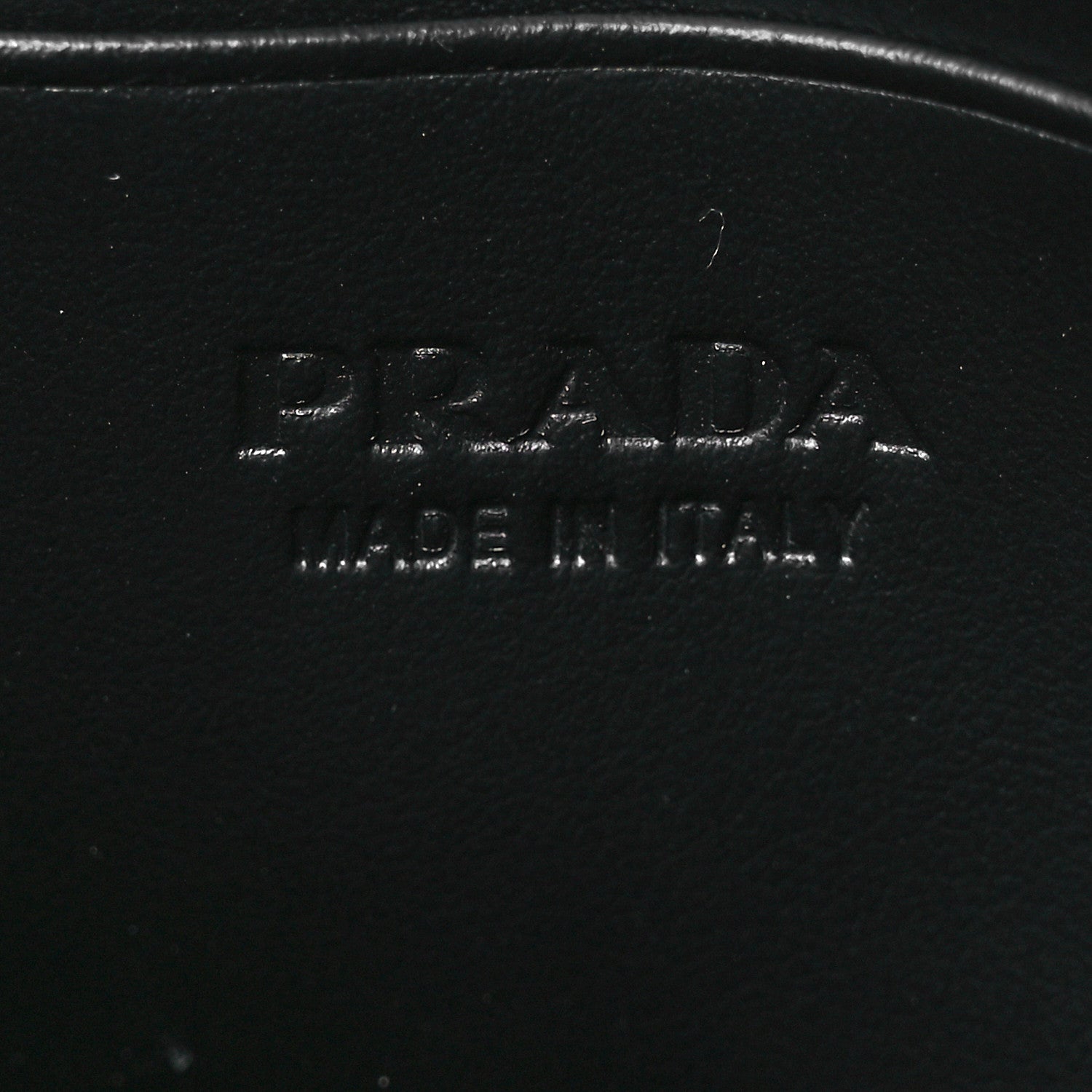Prada Spazzolato Embossed Phone Crossbody Pouch Argento 6 of 10