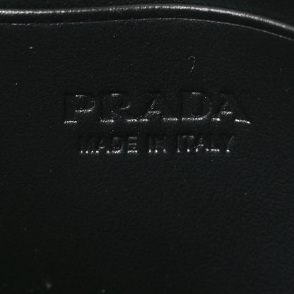 Prada Spazzolato Embossed Phone Crossbody Pouch Argento 6 of 10