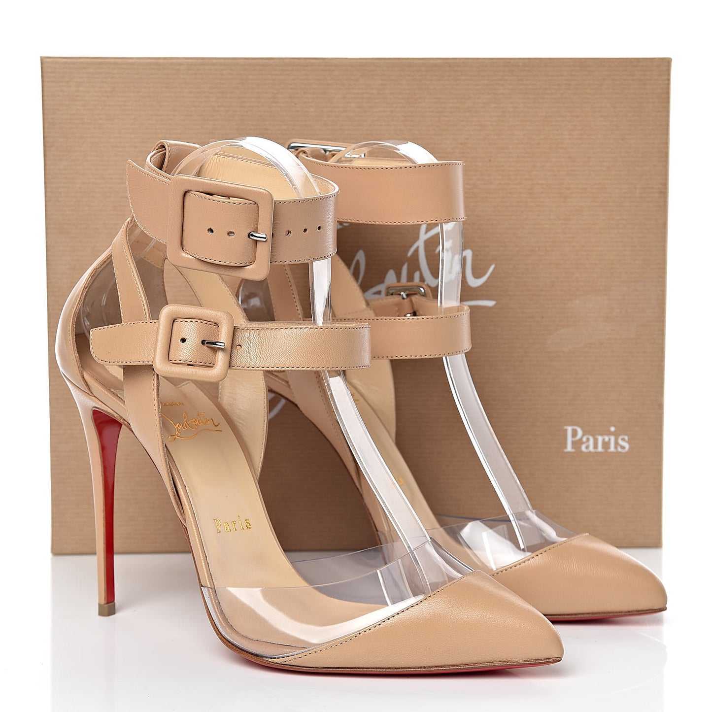 Patent PVC Multimiss 100 Pumps 38 Nude