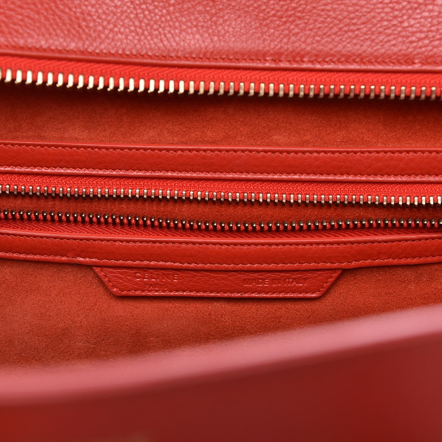 Baby Calfskin Mini Luggage Red