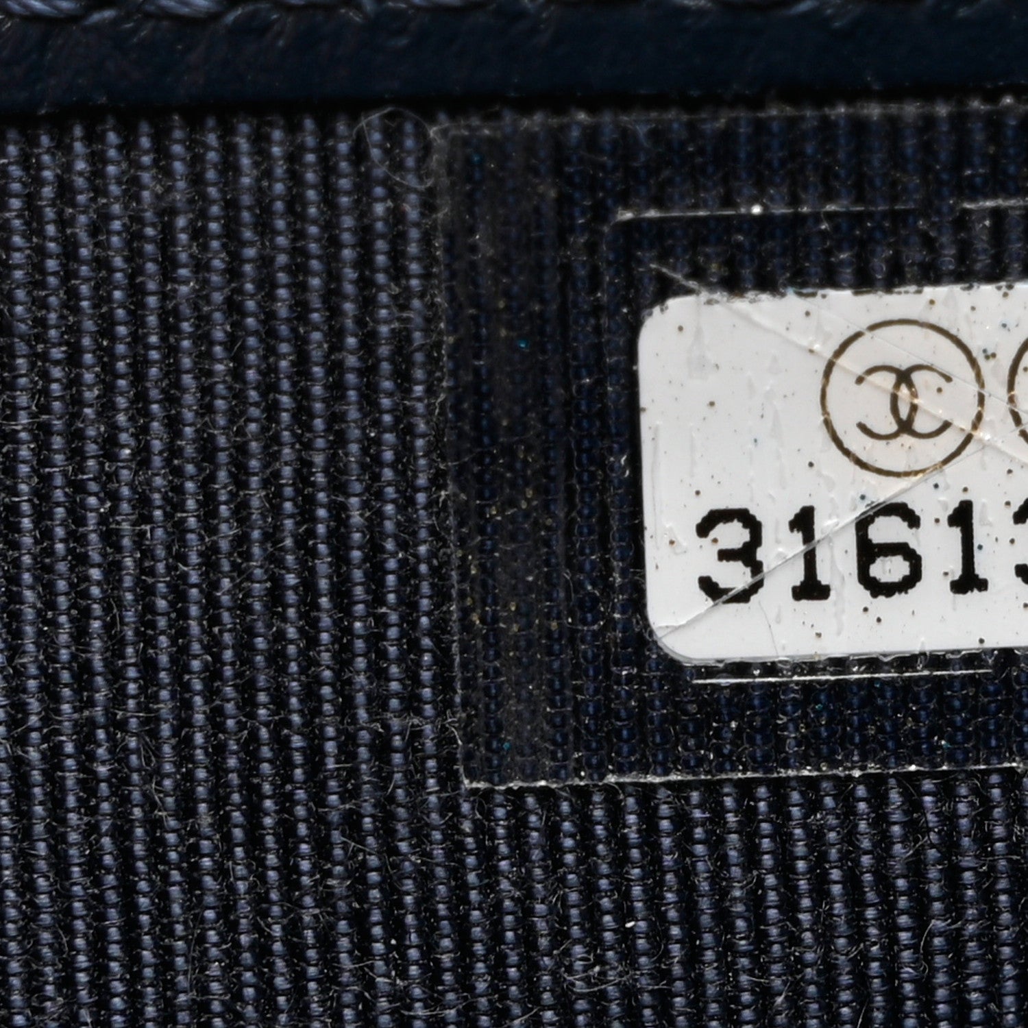 Chanel Caviar Quilted Compact Flap Wallet Navy 8 of 8