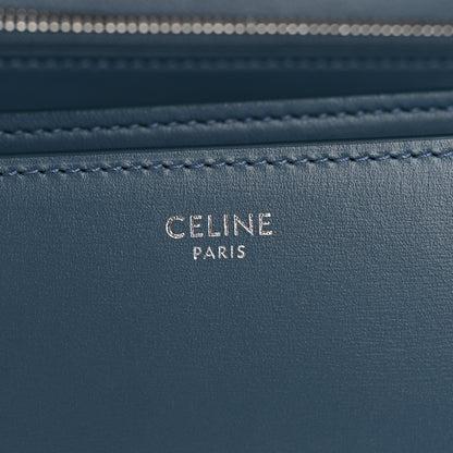 Celine Box Calfskin Medium Classic Box Flap Bag Slate Blue 6 of 15