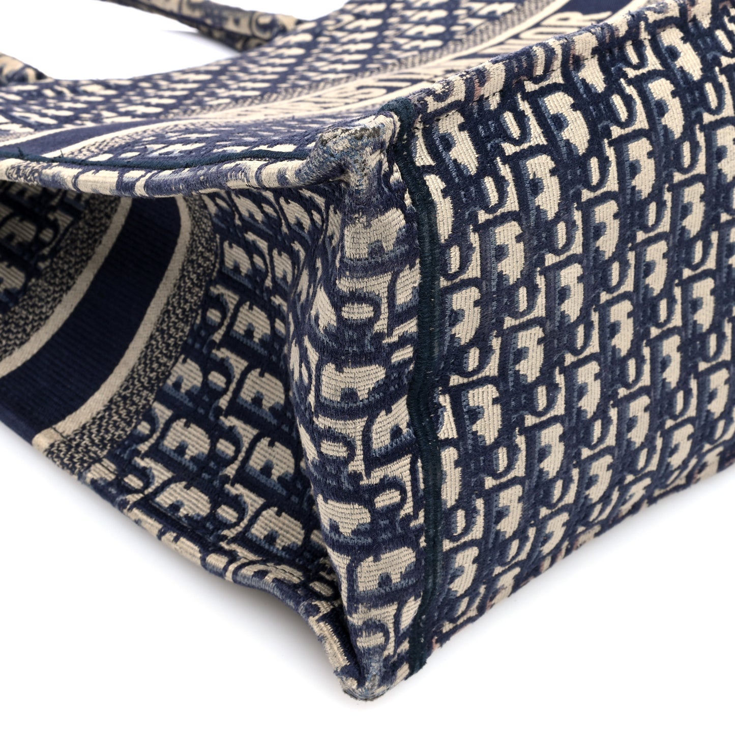 Oblique Large Book Tote Blue Multicolor