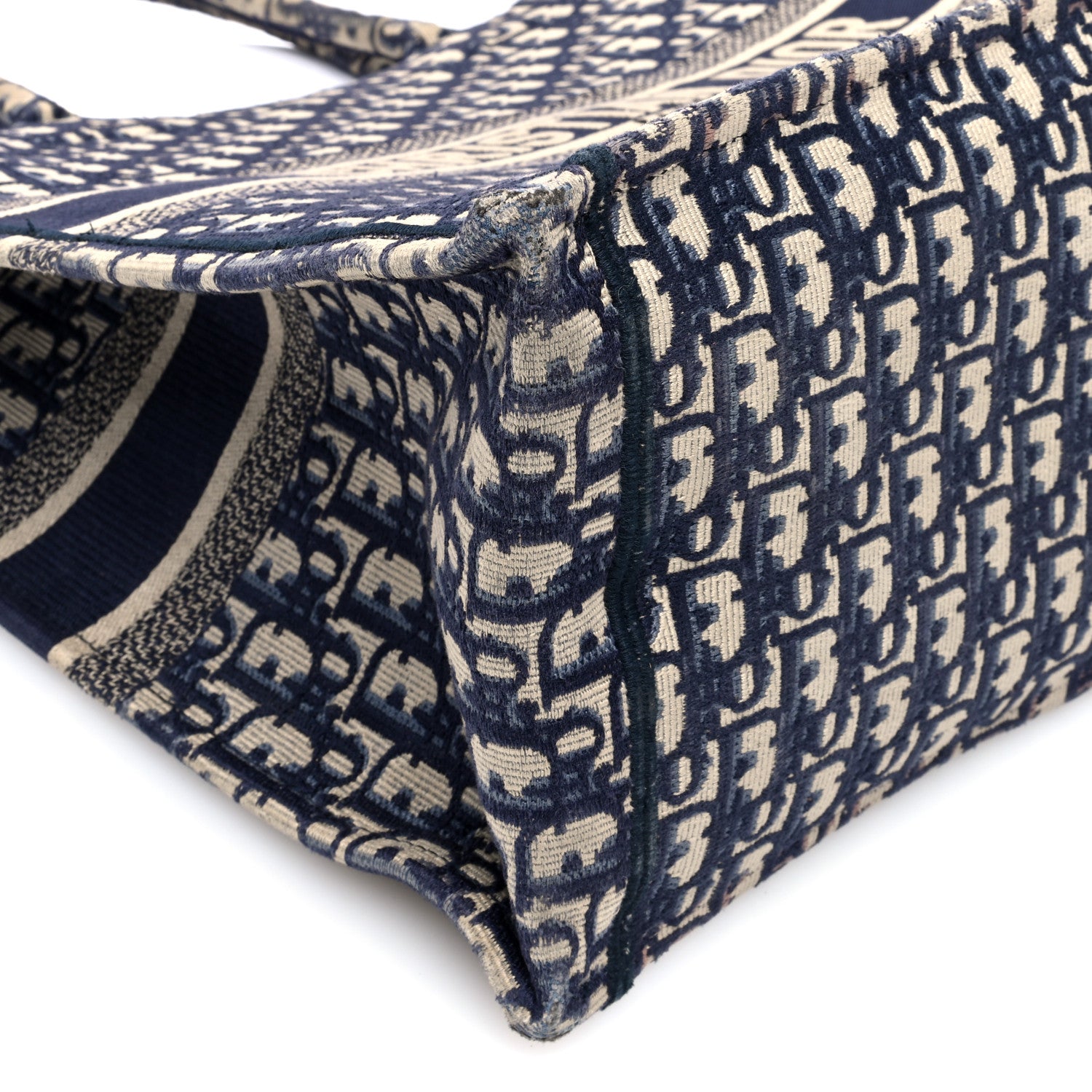 Christian Dior Oblique Large Book Tote Blue Multicolor 8 of 12