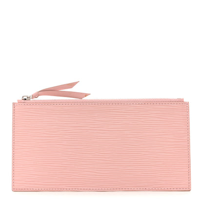 Louis Vuitton Epi Felicie Chain Wallet Zippered Insert Rose Ballerine 1 of 9