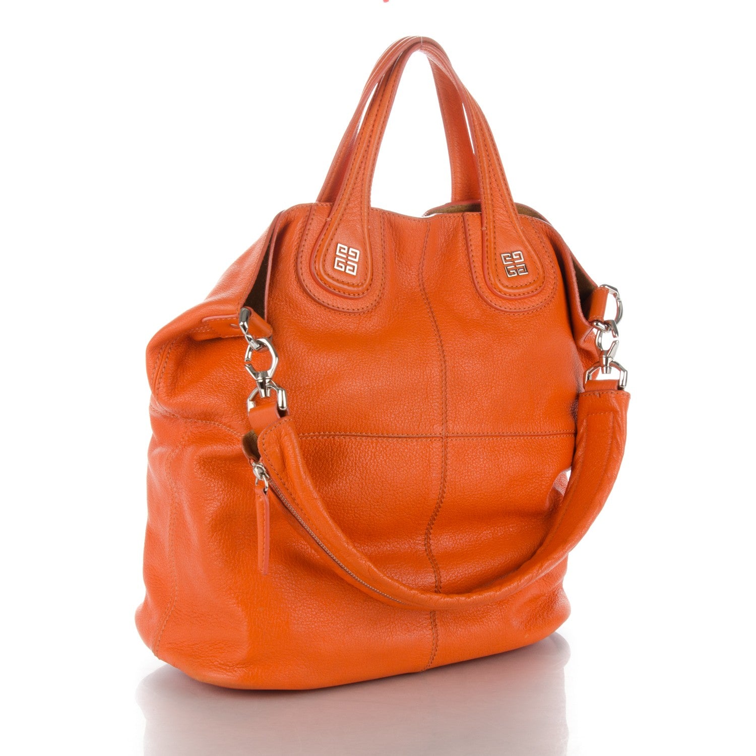 Givenchy Sugar Goatskin North South Nightingale Orange 4 of 12