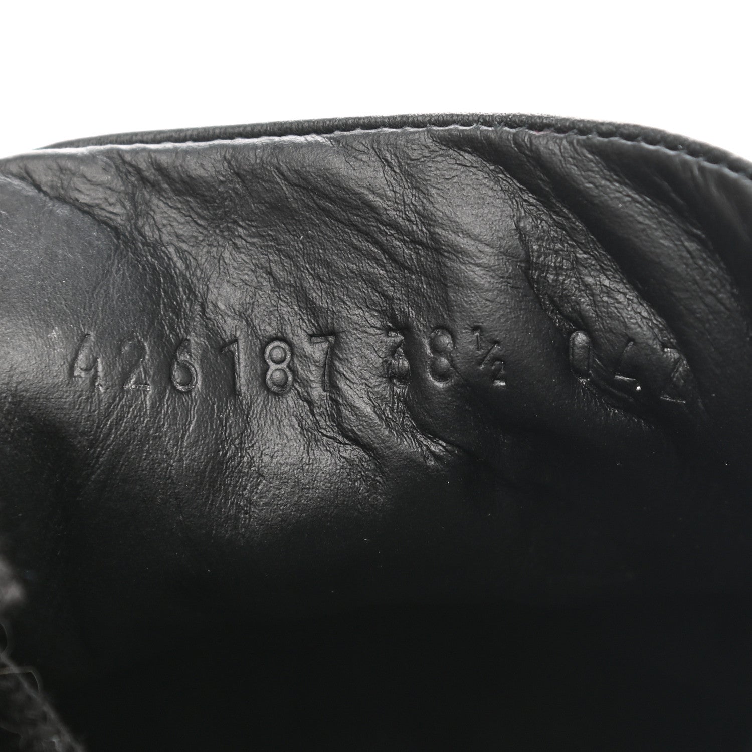 Gucci GG Monogram Calfskin Womens Low Top Sneakers 38.5 Piombo Black 8 of 9