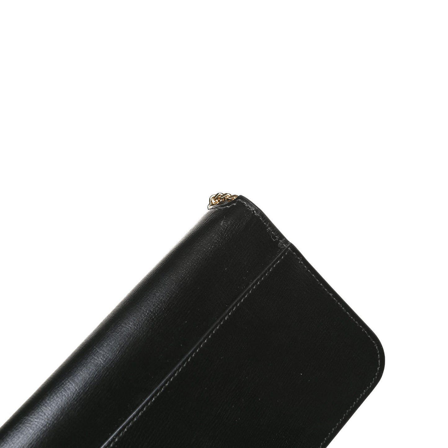 Smooth Calfskin Monogram Phone Holder Crossbody Black