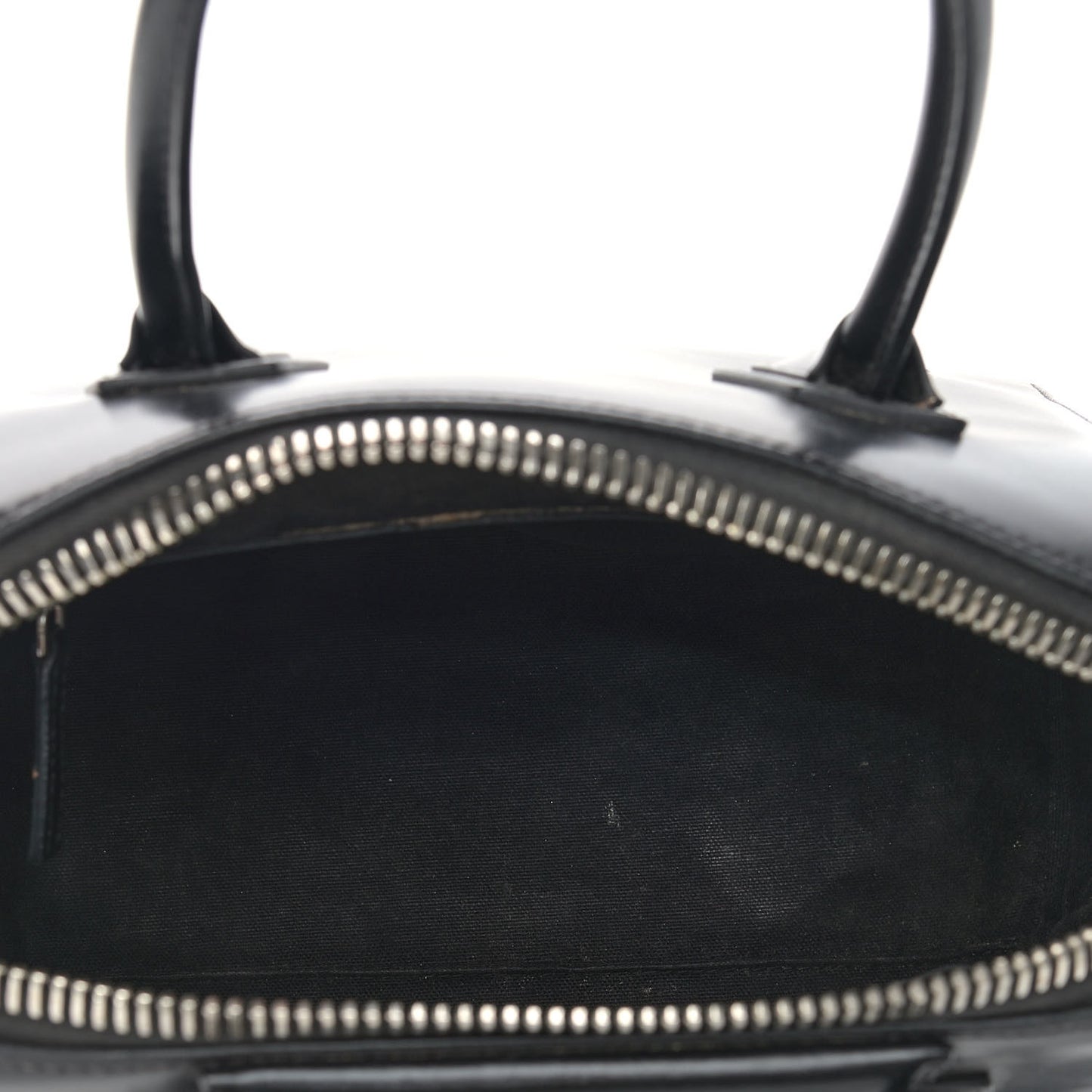 Shiny Lord Calfskin Small Antigona Black