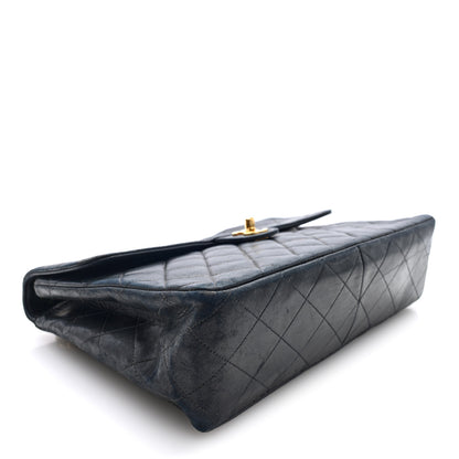 Chanel Lambskin Quilted Jumbo Single Flap Black 4 of 10
