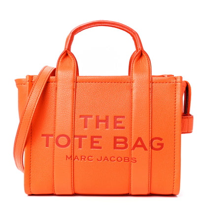 Marc Jacobs Grained Calfskin Small The Tote Bag Dragon Fire 1 of 12