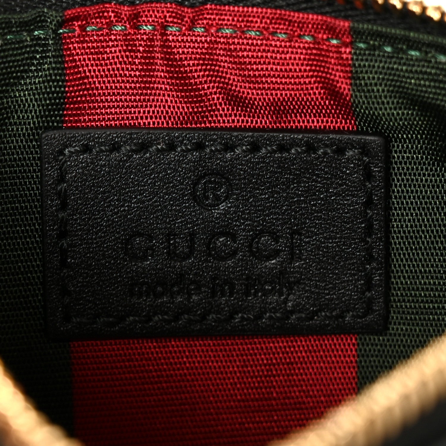 Gucci GG Supreme Monogram Selleria Key Case Black 6 of 9