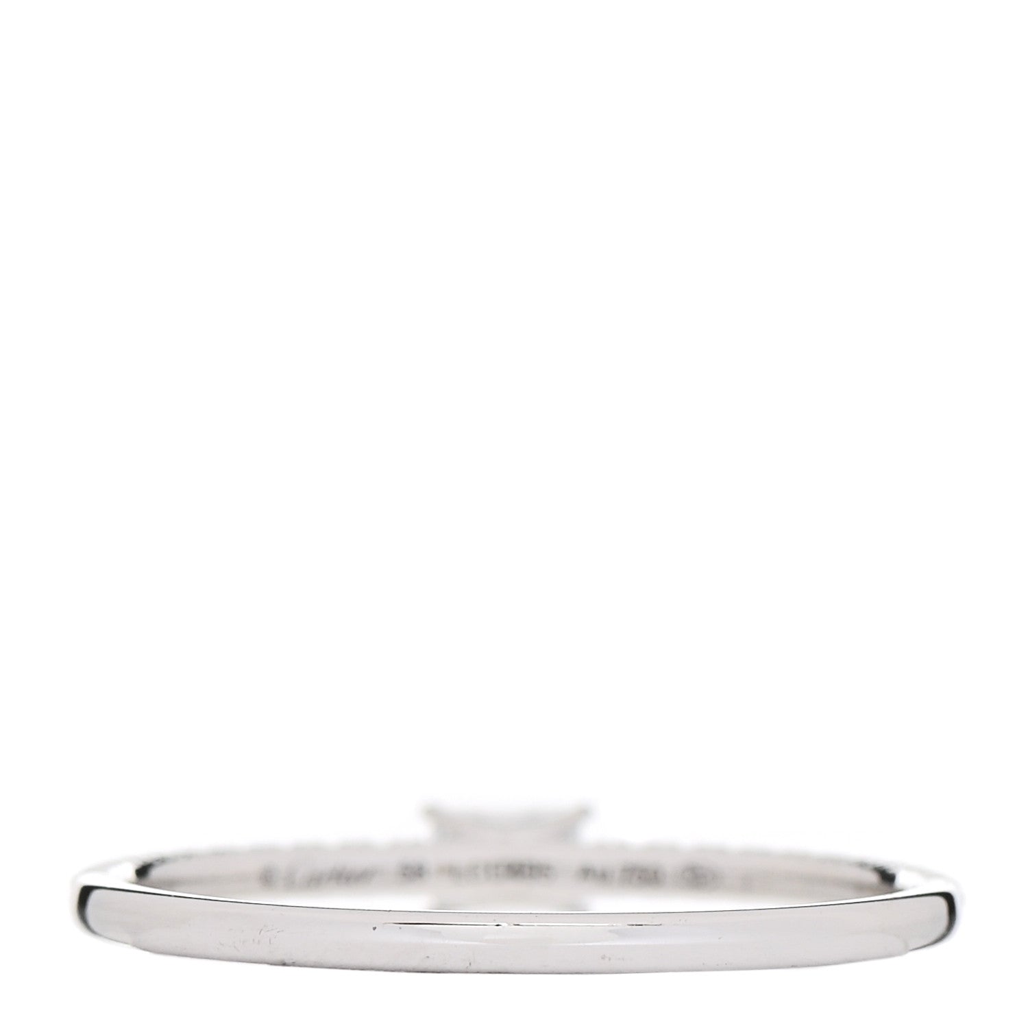 Cartier 18K White Gold Diamond Etincelle De Cartier Engagement Ring 58 8.5 3 of 5