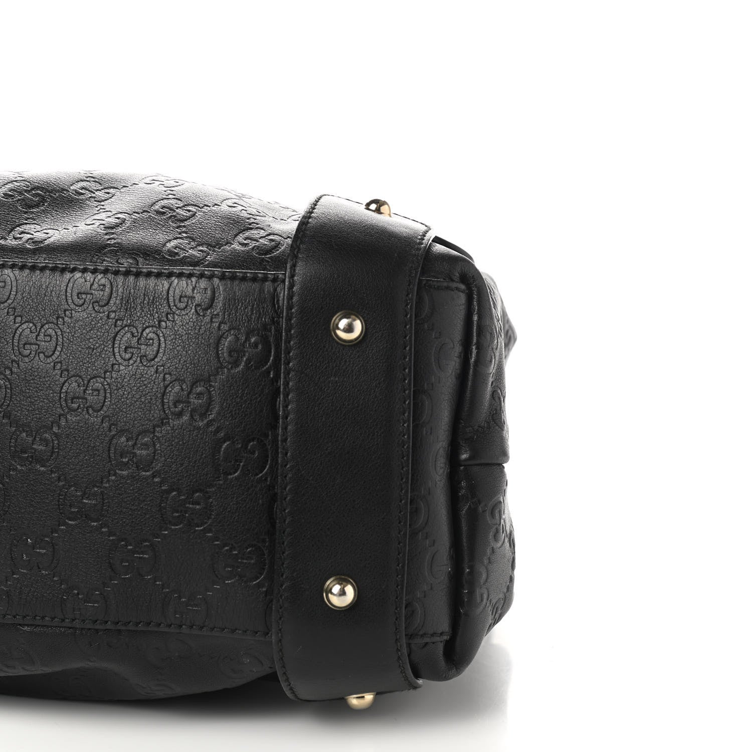 Gucci Guccissima Medium Pelham Shoulder Bag Black 10 of 12