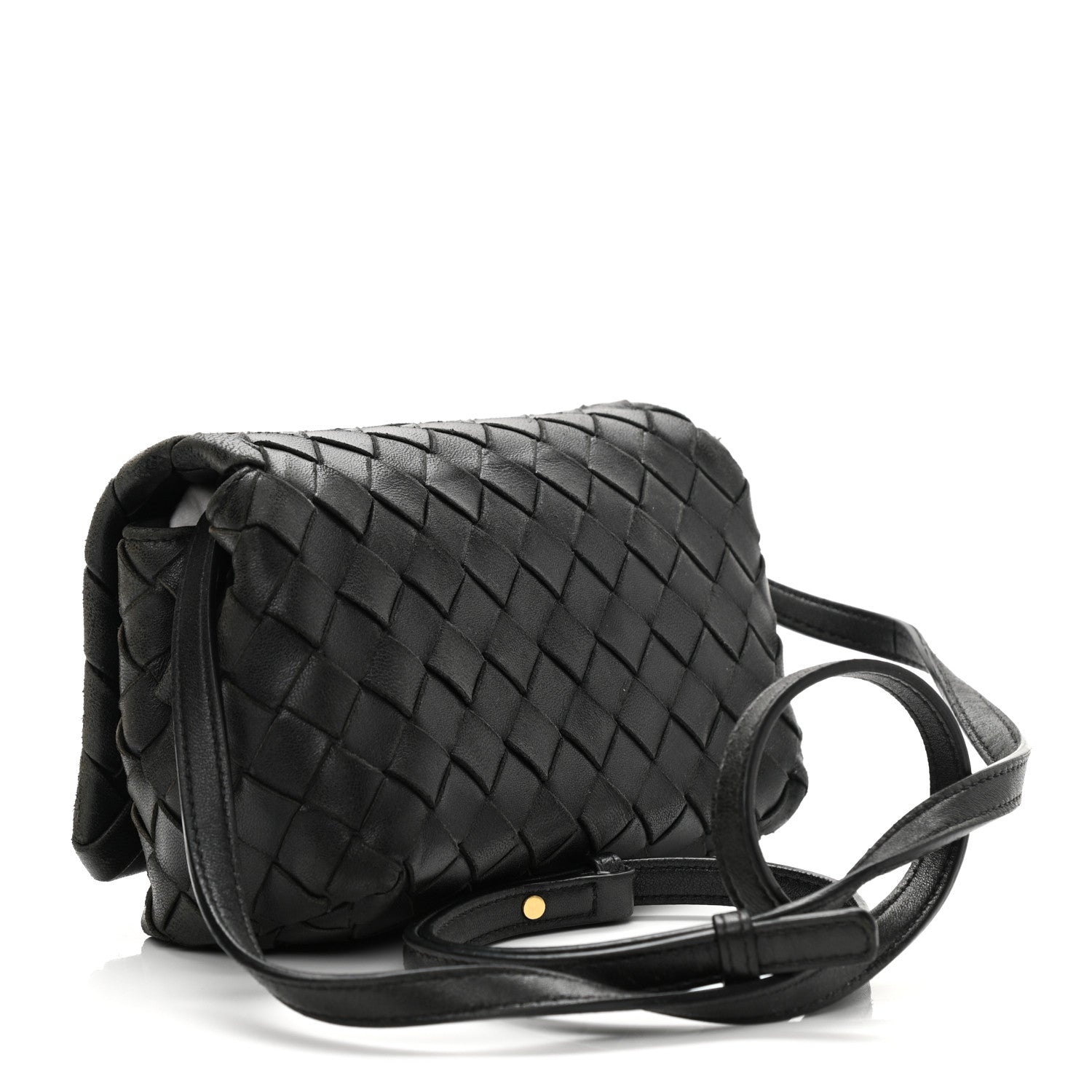 Bottega Veneta Nappa Intrecciato Mini Crossbody Bag Black 5 of 24
