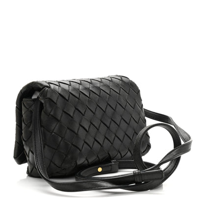 Bottega Veneta Nappa Intrecciato Mini Crossbody Bag Black 5 of 24