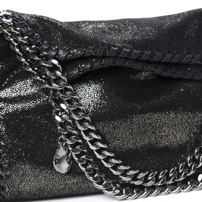 Stella McCartney Chamois Shiny Dotted Mini Falabella Crossbody Ruthenium 9 of 9