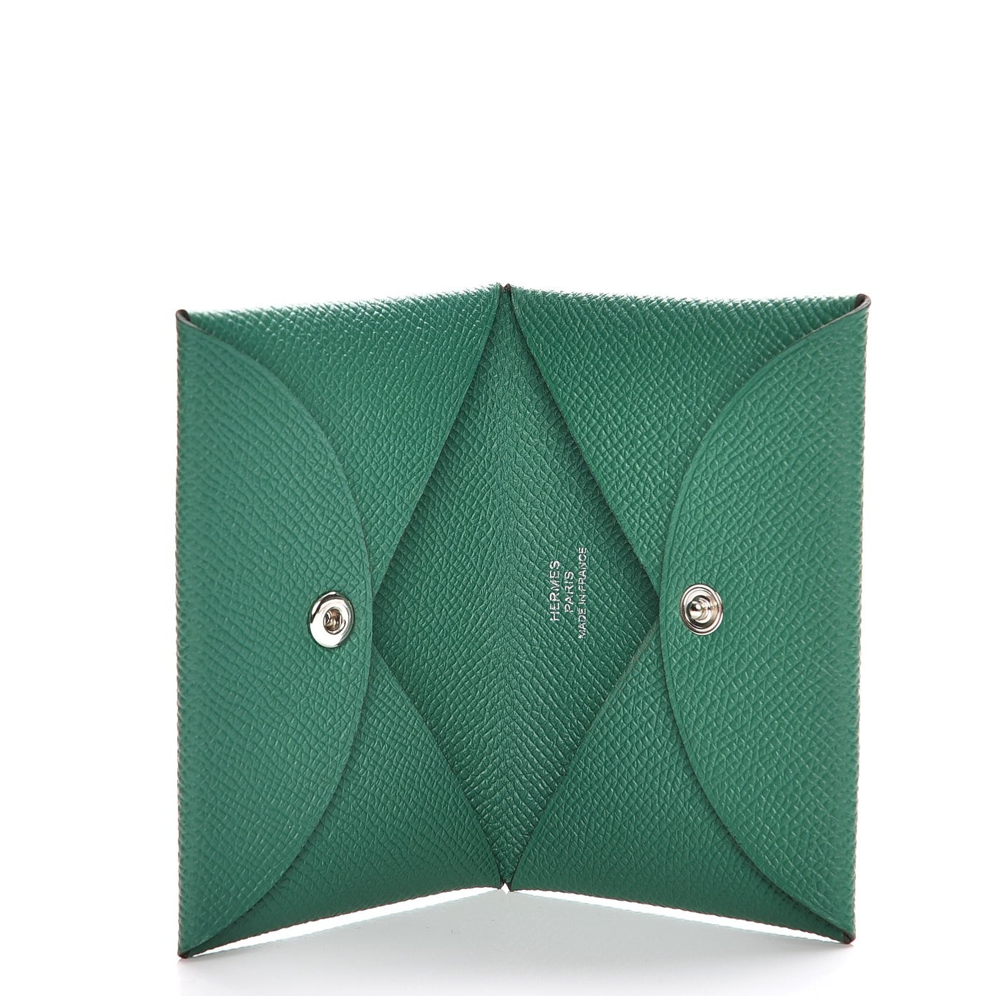 Epsom Calvi Card Case Vert Vertigo