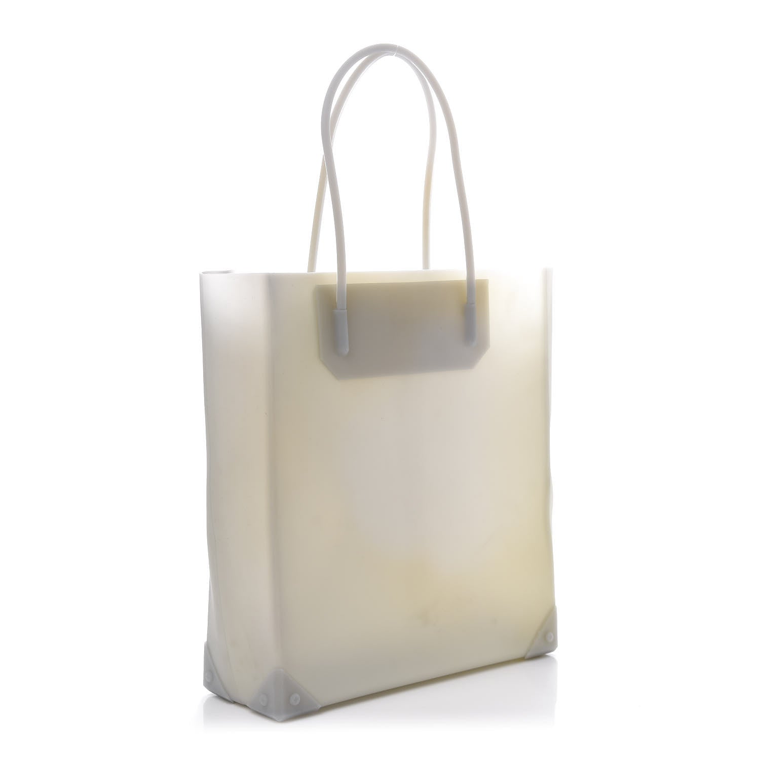 Alexander Wang Molded Silicon Prisma Tote Icing 3 of 9
