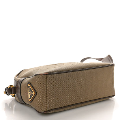 Prada Jacquard Logo Camera Bag Corda Bruciato 4 of 10