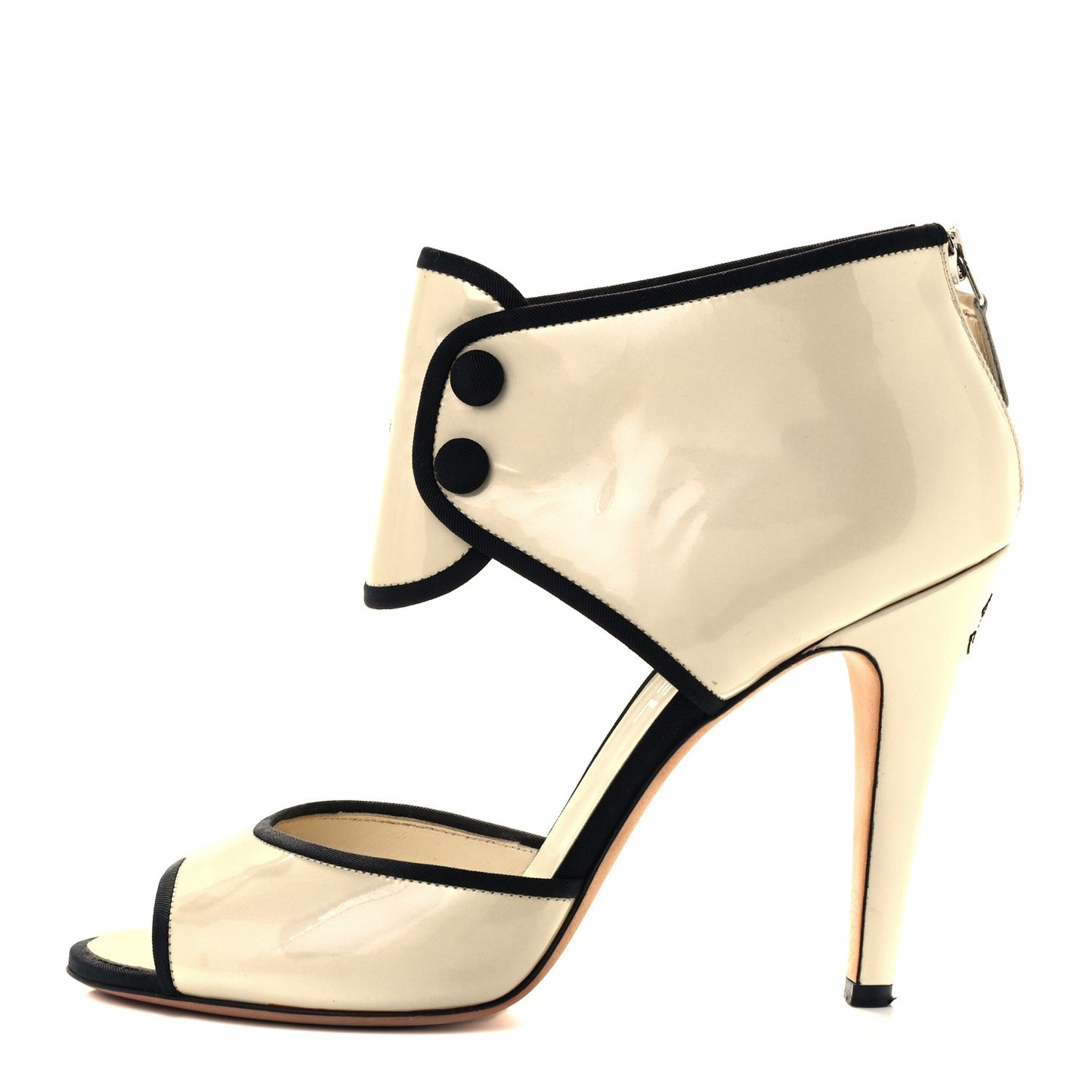 Patent CC Peep Toe Heels 39 Pearl